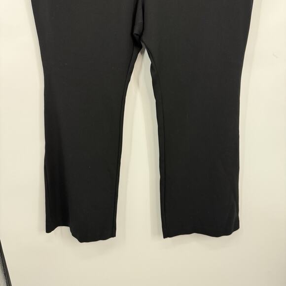 Eloquii Womens Plus size 28 Wide Led Dress Pants Ponte Stretch Black - Picture 4 of 11